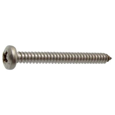 Vis tole cylindrique 3.9 x 38 - inox A4 - 10 pcs