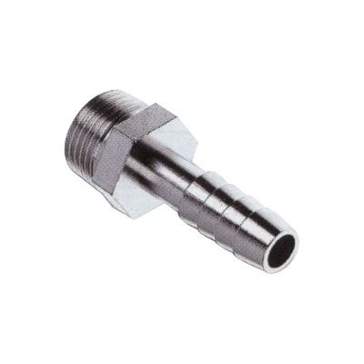 Raccord filete male avec porte tuyau 1/4' tuyau : 8mm