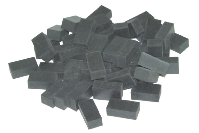 Cale caoutchouc (5x5x20mm) 100 pcs
