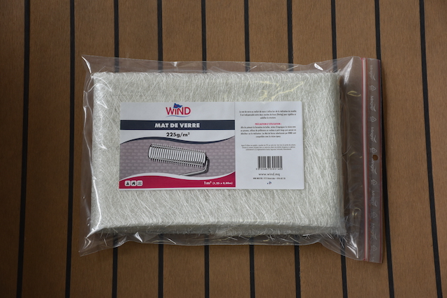 Tissu Mat de Verre 225g/m² - (1m²)