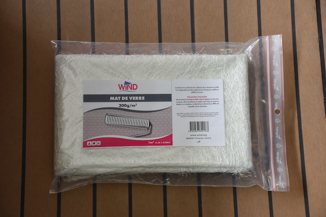 Tissu Mat de Verre 300g/m² - (1m²)