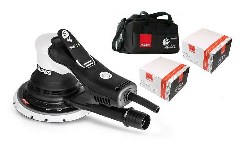 Kit Ponceuse RUPES SKORPIO Ø 150mm +300 disques
