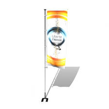 Mât. Mobile PolyEco - 8,0m - potence rotative - Ø60mm - livré avec contrepoids