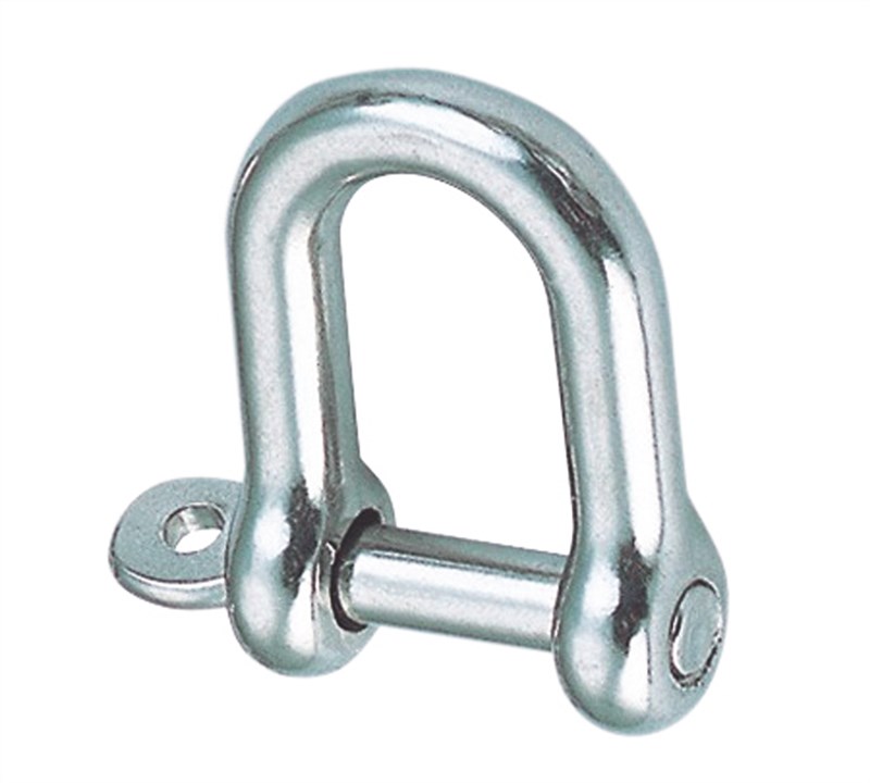 Manille droite axe imperdable 10mm