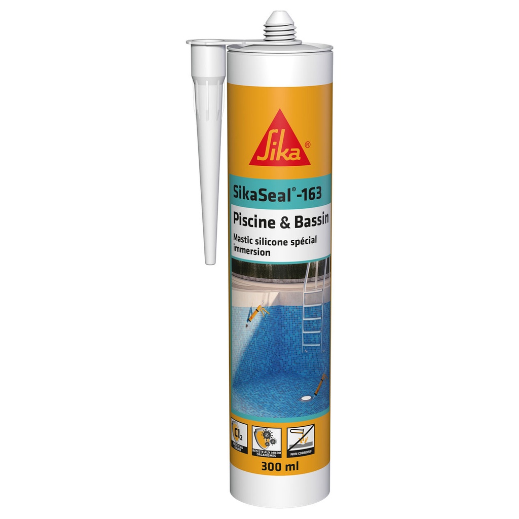 Silicone SikaSeal 163 Transp - 310ml (12)