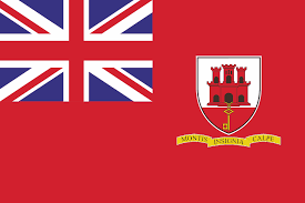 [A00098] Pavillon. 30x45 Etamine Gibraltar Red Ensign