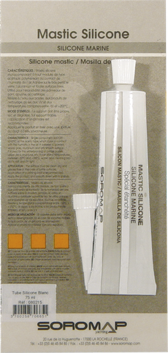 Silicone tube Blanc - 75ml