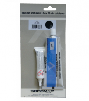 Gelcoat Blanc Casse retouche + Catalyseur - 75ml