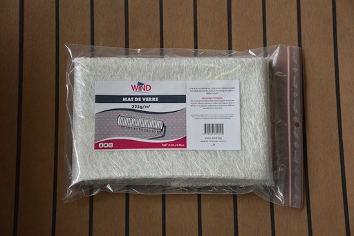Tissu Mat de Verre 225g/m² - (1m²)
