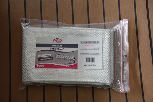 Tissu Rovimat R300+M300g/m² - (2m²)