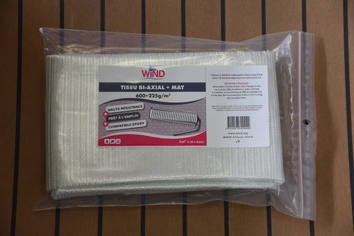Tissu Biaxial+Mat 600+225g/m² - (5m²)