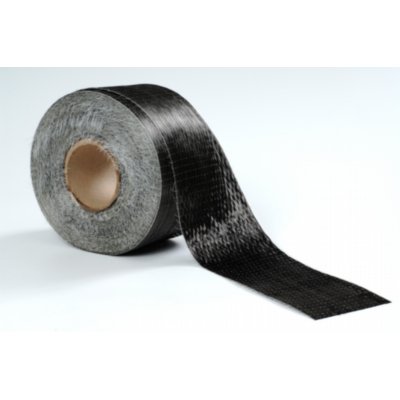 Bande Carbone Taffeta 3k 200g/m² - l:100mm (Rlx 100m) - vendu au ml